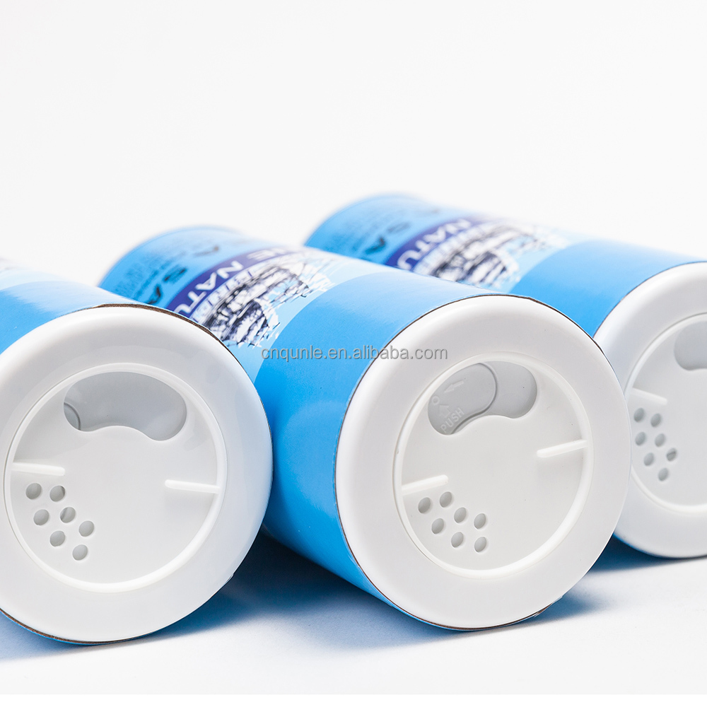 Custom Design Cardboard Spice Shaker Paper Tube Salt Paper Tube Packaging with Salt Sifter