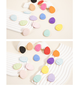 Logo personnalisé petit outil de maquillage beauté fond de teint éponge mini éponges de maquillage poudre de maquillage - Product Image 2