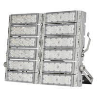 Focos LED Modulares de 100W 200W 300W 400W 500W 600W 700W 800W 900W, Lámpara de Proyección IP66 para Exteriores, Estadios, Túneles y Campos de Fútbol