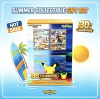 Coffret Cadeau Pokémon 30ème Anniversaire Japonais Original Eevee EX Scellé TCG Booster Pikachu Collection Cartes à Collectionner