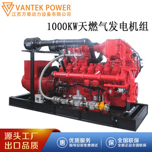Grupo Electrógeno de Gas Natural Jiangsu Wantai TPD1000C5 de 1000 Kw, 400V, Certificado ISO9001 - Product Image 3