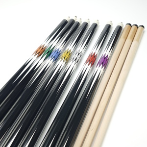 Queue de billard de qualité supérieure en bois d'érable canadien, design diamant, 1/2 articulée, 57 pouces, pointe de 13 mm, 2 pièces - Product Image 6