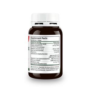 Suplemento Premium de Complejo B con Vitamina C y Ácido Fólico para Mejorar la Energía, Tabletas de Vitamina B - Product Image 2