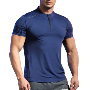 <b>Men's</b> Oversized High Collar Knitted Quick Dry Formal <b>Shirts</b> with Digital Printing-Breathable Anti-UV Eco-Friendly Workouts - Product Image 1