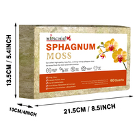 Mousse de Sphagnum Compressée Moderne Écologique à Forte Absorption d'Eau pour la Culture en Pot des Plantes et l'Élevage d'Orchidées - Meilleures Ventes