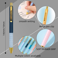 Stylo bille coloré Click Penpastic pour le bureau et l'école, prise en main douce, écriture fluide 1,0 mm, encre noire, cadeau promotionnel