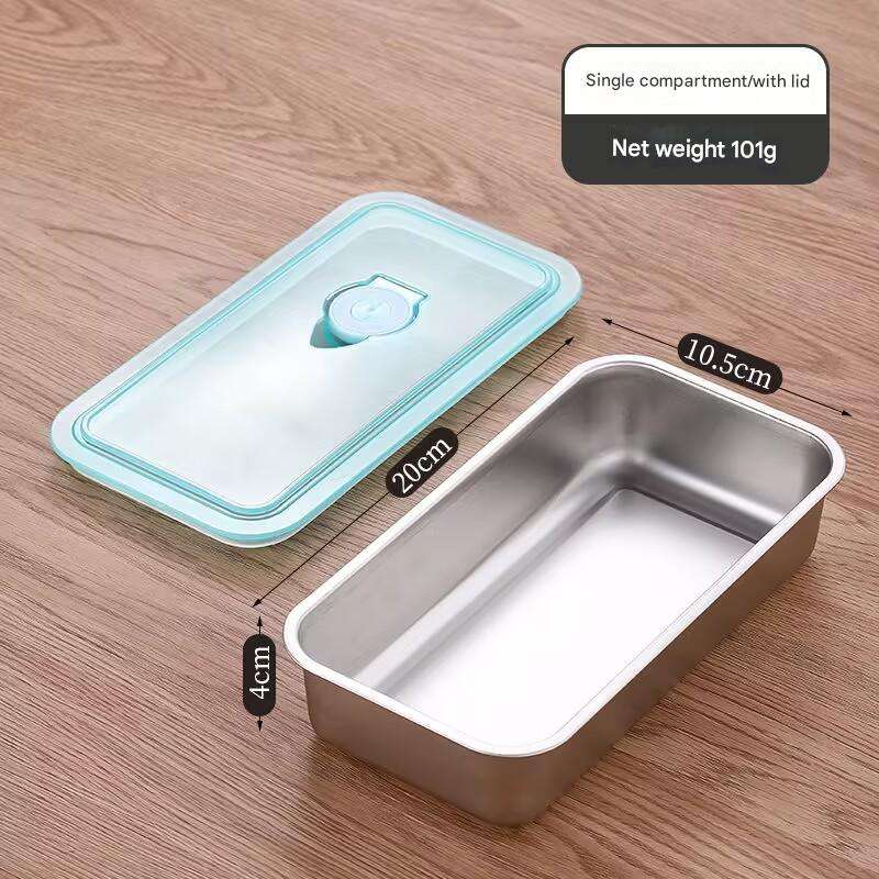 304 Stainless Steelsingle compartment with lid