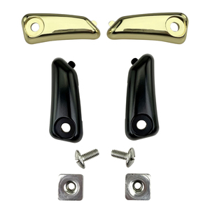 Kit de Sujeción de Correa de Barbilla para Casco Speedflex, Tornillos y Tuercas Metálicas Negras y Doradas, Kit de Sujeción de Correa de Barbilla Speed Flex - Product Image 1