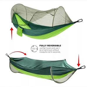 Hamacs <span class=keywords><strong>avec</strong></span> sangles d'arbre <span class=keywords><strong>Parachute</strong></span> <span class=keywords><strong>Hamac</strong></span> Portable Voyage intérieur et extérieur pour adultes Camouflage Design - Product Image 3