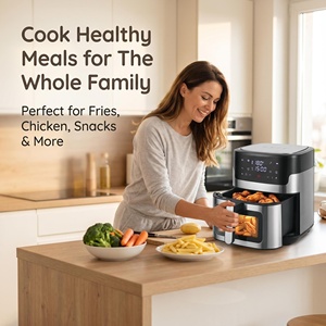 Friteuse électrique numérique <span class=keywords><strong>de</strong></span> style moderne <span class=keywords><strong>de</strong></span> 1800W 8L faisant frire les aliments sans <span class=keywords><strong>huile</strong></span> avec boîtier en acier inoxydable - Product Image 5
