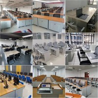 Table d'étude moderne multifonctionnelle pour salle de classe, bureau, chambre à coucher, transformation facile pour meubles d'hôtel pour conférence de laboratoire informatique