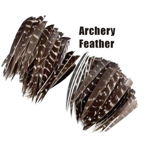 Panahan Bulu Turki <span class=keywords><strong>Fletching</strong></span> 4 Inci 5 Inci <span class=keywords><strong>Fletching</strong></span> Alami DIY Panah <span class=keywords><strong>Fletching</strong></span> Sayap Kanan Baling-Baling untuk Berburu Panah