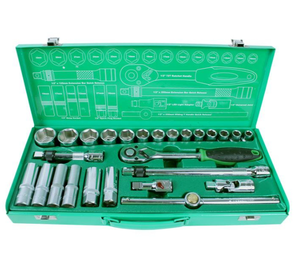PRO'SKIT-Ensemble de 26 HW-42601M de douilles de 12.7mm pour réparation automobile et travaux de <span class=keywords><strong>bricolage</strong></span> avec une gamme de douilles de 1/2 ". - Product Image 1