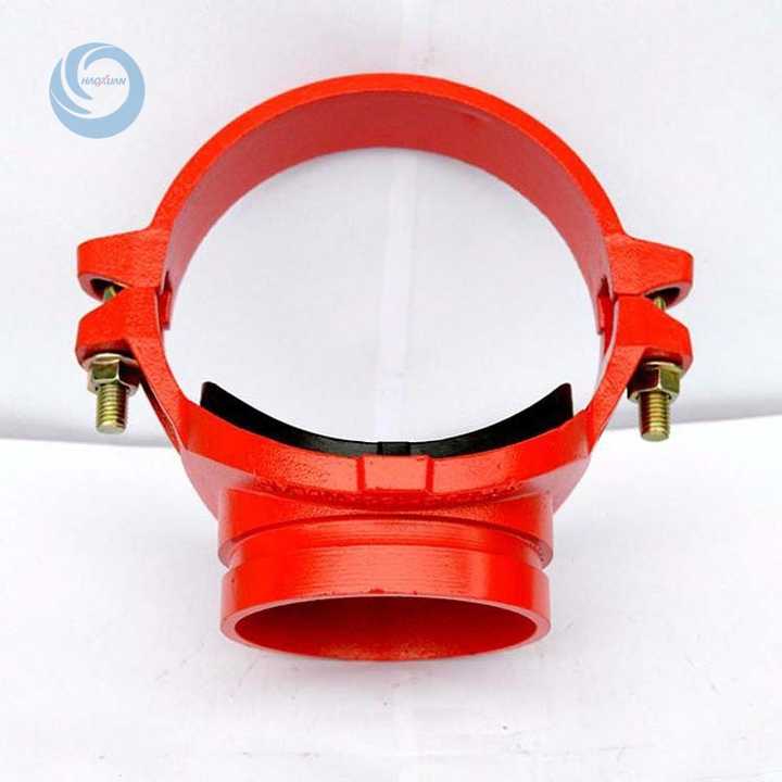 Grooved Pipe Fittings Fire Industrial Clamp Connector Ductile Iron groove Clamps