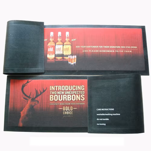 Tapis de <span class=keywords><strong>bar</strong></span> en PVC personnalisé avec logo, couleur et taille variées, pour la marque allemande Pabst Loch Lomond Bear Creek - Product Image 4