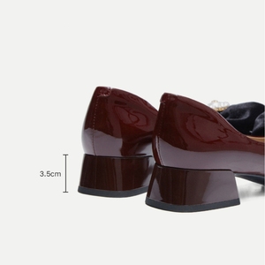 Mocassins plats pour femmes en cuir d'agneau 100% avec semelle intérieure en peau de mouton, à enfiler, pour l'été, la conduite et le bureau, personnalisables avec logo - Product Image 6