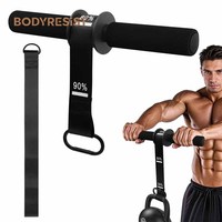 Fortalecedor de Antebrazos Grande y Rodillo de Muñeca para Ejercitar la Fuerza del Agarre y Desarrollo Muscular