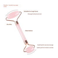 Rouleau de jade 100% naturel, ensemble Gua Sha, outil de massage facial, soin de la peau, appareil de beauté, masseur visage et cou, rouleau facial