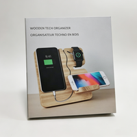 Boîte en carton ondulé personnalisée pour support d'iPhone/support de téléphone portable, boîte en papier ondulé imprimée pour accessoires électroniques, boîte d'emballage