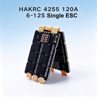 Contrôleur électronique de vitesse (ESC) HAKRC 4255 120A simple, 6-12S BLHeli32, PCB 8 couches, pour drone agricole à charge lourde