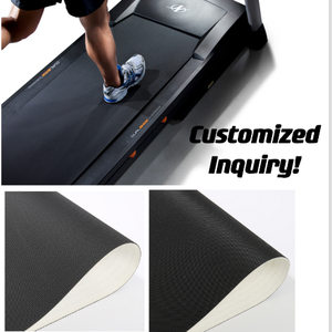 Tapis de course noir personnalisable avec ceinture de marche - Product Image 3