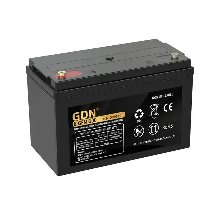 GDN 12v100Ah 1 год гарантии VRLA свинцово-кислотный AGM 12v100ah Аккумулятор для весов/светодиодных ламп/игрушек/фонарей