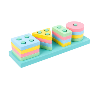 Produits de dropshipping 2026 : Jouets en bois pour enfants, classificateur de formes, jouets d'empilage, cubes magiques - Product Image 4