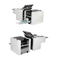 Plieuse de dépliage croisé entièrement automatique haute vitesse BaoYu A3 avec fonctions de pliage en deux, de rainurage et de superposition de papier pour livrets d'instructions
