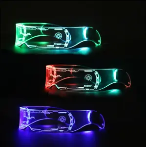Neon Colorful Light Up Eyeglasses Luminous Led Glasses For Birthday Halloween Christmas Parties Bar Party