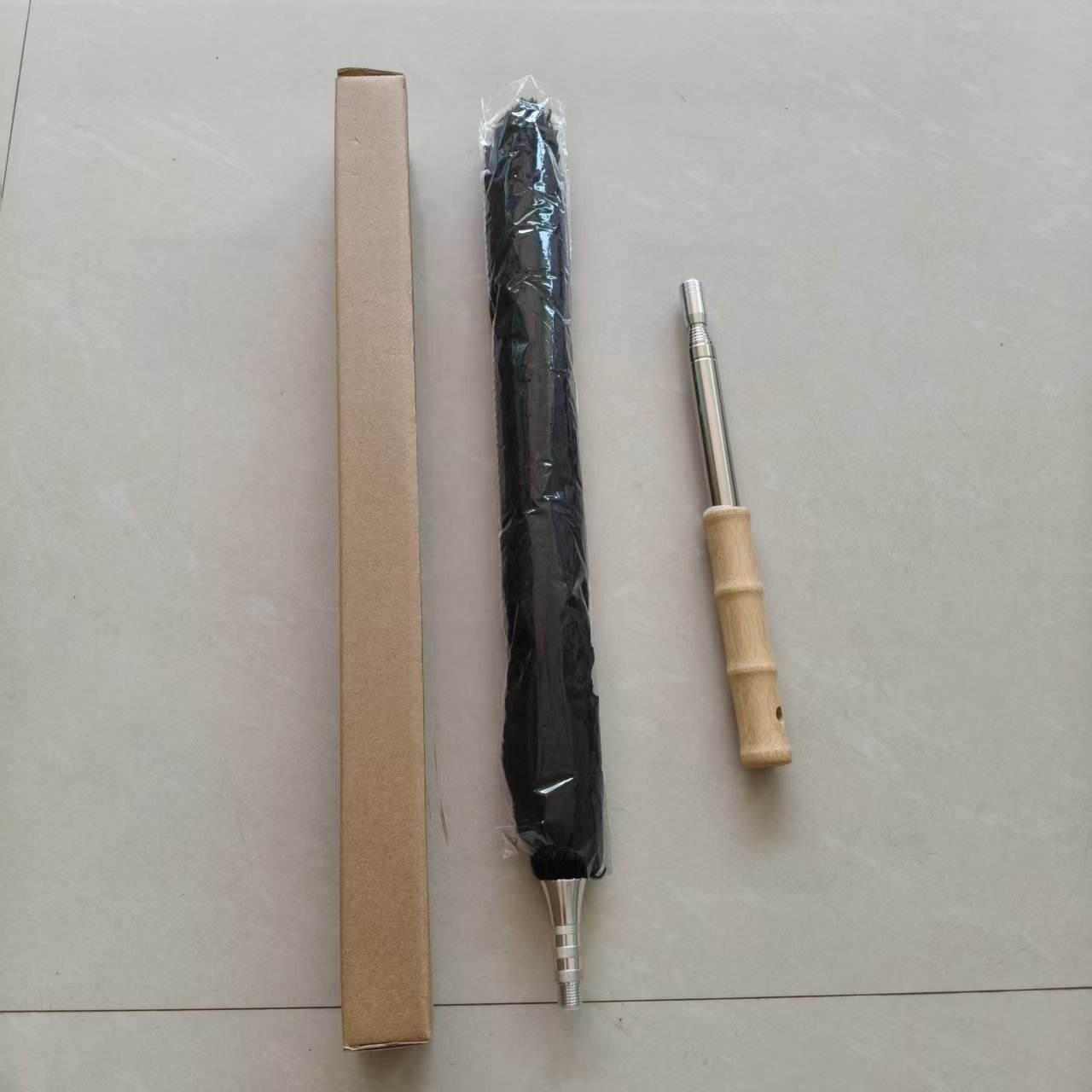 Set de poignées en bois bambou + boite