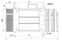 Machine de traction sans engrenages en forme de barre XIZI FORVORDA pour ascenseur avec une charge nominale de 630-1150 kg et une vitesse de 1,0/1,5/1,75 m/s