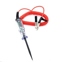 Testeur de circuit de tension CC 6V 12V 24V pour voiture et camion, stylo sonde électrique à affichage numérique, ampoule, outils de diagnostic automobile