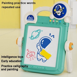 <span class=keywords><strong>Jeu</strong></span> <span class=keywords><strong>de</strong></span> construction éducatif électronique double face 2 en 1, table <span class=keywords><strong>de</strong></span> peinture, jouet pour enfants, tableau <span class=keywords><strong>de</strong></span> dessin, blocs <span class=keywords><strong>de</strong></span> construction DIY avec musique - Product Image 2