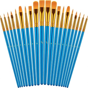 BOMEIJIA Model A0647 6pcs Professional <b>Painting</b> <b>Kits</b> Flat Angular Point Tip Artist Brush Set Acrylic Oil Watercolor /Gouache - Product Image 2