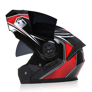 Casco de Motocicleta de Alta Calidad con Sistema de Frenos Antibloqueo, Diseño de Puntos, Doble Lente, <span class=keywords><strong>Dos</strong></span> Formas en Uno - Product Image 2