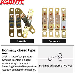 Interruptor Térmico Bimetálico Cerâmico/Bakelite ST-12 10A 250V 60-150 Graus Protetor de Corte para Secador de Cabelo - Product Image 3