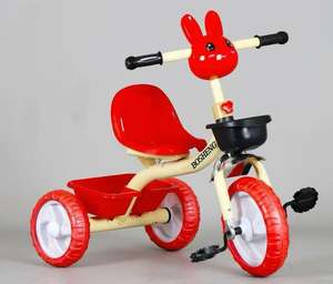 Детский трехколесный велосипед нового дизайна, большая детская коляска для От 1 до 6 лет, низкая цена, легкая педаль, изготовлена из прочного пластика - Product Image 3