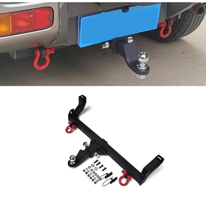 Tellika với Bumper <span class=keywords><strong>Tow</strong></span> Bar cho jimny <span class=keywords><strong>Tow</strong></span> <span class=keywords><strong>Hook</strong></span> <span class=keywords><strong>4x4</strong></span> phía sau Bumper Trailer Bar cho Suzuki jimny 1998 2018 jb23 jb33 jb43 phụ kiện - Product Image 6