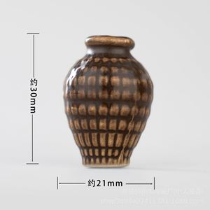 Mini Florero Magnético de Cerámica para Refrigerador, Arreglo Floral, Artículos Decorativos, Manualidades, Piezas Decorativas para Refrigerador - Product Image 4