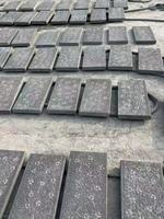 Dalles de granit noir G654 modernes, grandes dimensions, polies, épaisseur 30 mm, prix direct usine Chine