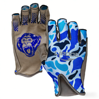 Guantes Personalizados para Hombre y Mujer con Protección UV para Vela, Kayak, Remo, Pesca, sin Dedos, UPF50+