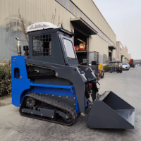 Chargeuse compacte hydraulique polyvalente avec moteur Kubota, poids opérationnel de 1312 kg
