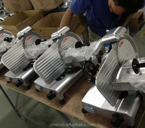 Rebanadora de Carne Automática Recíproca, Máquina Cortadora de Carne Eléctrica, Rebanadora de Carne, Queso, Alimentos y Jamón para Uso Comercial - Product Image 4