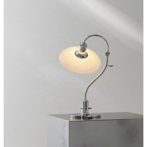 Manufacturer Golden Chrome <strong>Supplier</strong> Glass <strong>Table</strong> Light <strong>Modern</strong> Desk <strong>Lamps</strong> for Bedroom - Product Image 4