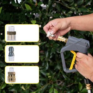 ปืนฉีดน้ำแรงดันสูงพร้อมหัวฉีดโฟม - ด้ามจับสั้นสำหรับเครื่องฉีดน้ำแรงดันสูงแบบไฟฟ้า, เครื่องพ่นโฟมเหมาะสำหรับล้าง<span class=keywords><strong>รถ</strong></span> - Product Image 5