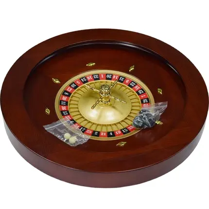 Yüksek kaliteli tip C Casino ahşap rulet tekerleği Bingo oyunu rus rulet pikap oyunu çelik topları ile