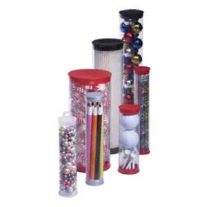 Tubes transparents TTHN, merchandising personnalisé - Product Image 1