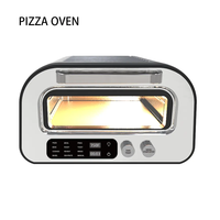 Four à pizza électrique Storman avec friteuse à air, contrôle de température tactile, double panier de 12 pouces, usage domestique, en acier inoxydable, économe en énergie