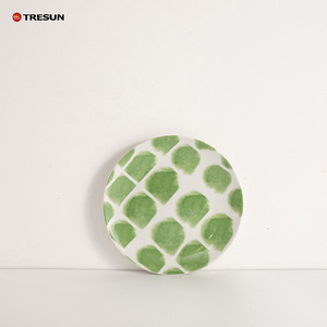 16 pièces <span class=keywords><strong>en</strong></span> gros prix direct usine vert et blanc impression d'assiettes <span class=keywords><strong>en</strong></span> <span class=keywords><strong>porcelaine</strong></span> ensembles <span class=keywords><strong>service</strong></span> de vaisselle pour 4 - Product Image 3