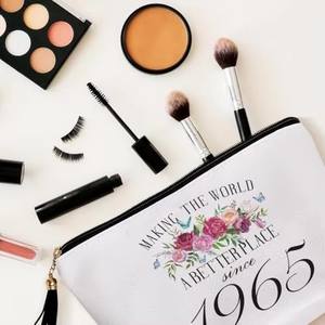 Borsa Trucchi in Tela con Cerniera, Regalo di Compleanno Divertente, Astuccio Cosmetico Portatile alla Moda da Viaggio <span class=keywords><strong>per</strong></span> Nonna e Mamma - Product Image 5